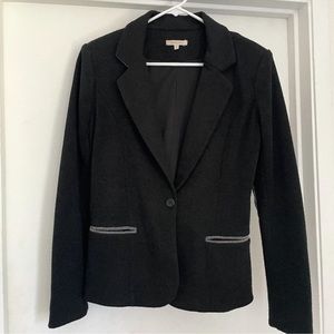 41 HAWTHORNE Cordoba Elbow Patch Blazer - Black M